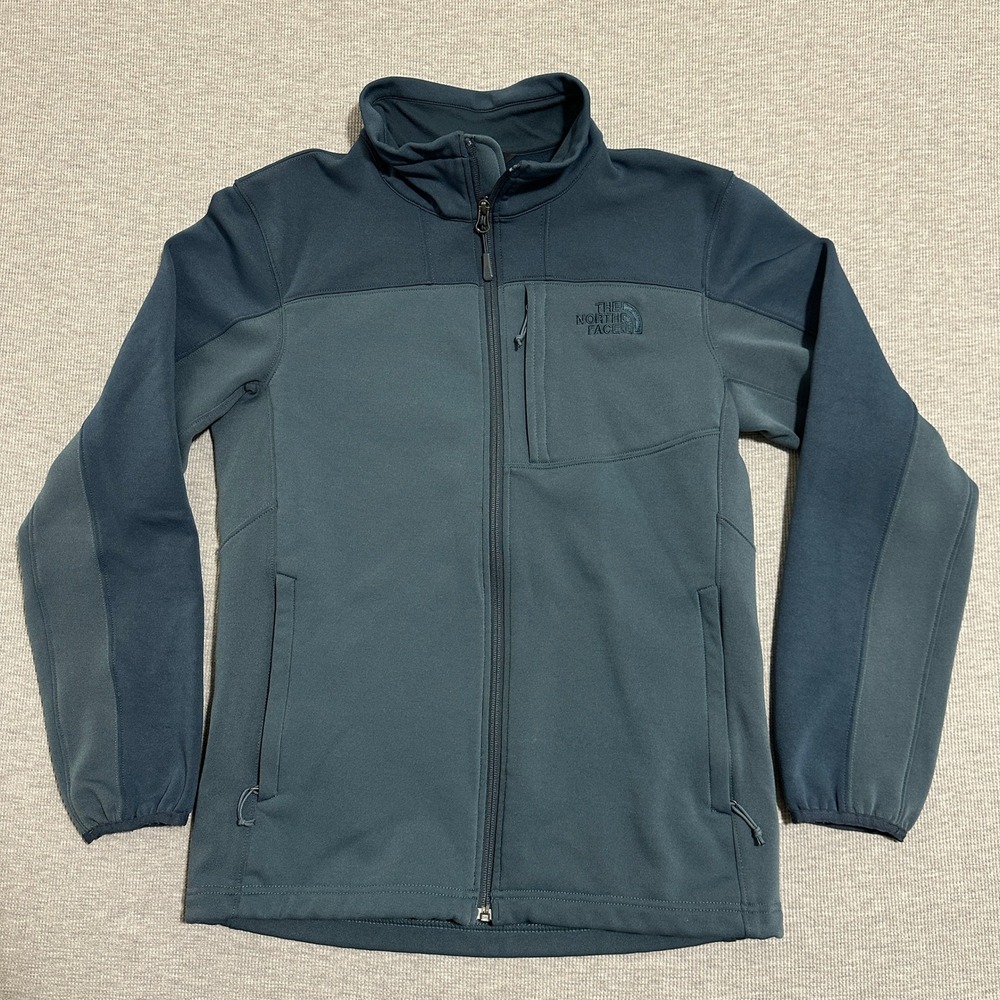 The North Face Apex Bionic 2 Full Zip Jacket Mens Small Blue Two-Tone Colorblock